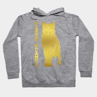 Alaskan Malamute, Gold Hoodie